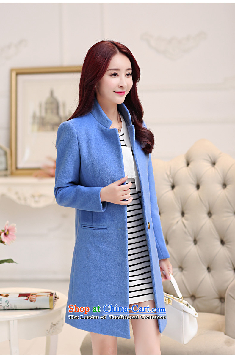 Land rental housing by 2015 Fall/Winter Collections new woolen coat female Korean version is smart casual Sau San single row detained thick cotton in the Long Hair Girl gray jacket coat? M picture, prices, brand platters! The elections are supplied in the national character of distribution, so action, buy now enjoy more preferential! As soon as possible.