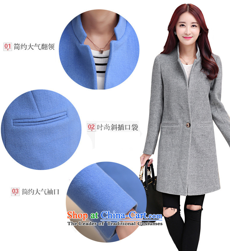 The Advisory Committee High Island wind 2015 Fall/Winter Collections new coats, wool? Long collar wool a wool coat jacket female Gray L picture, prices, brand platters! The elections are supplied in the national character of distribution, so action, buy now enjoy more preferential! As soon as possible.