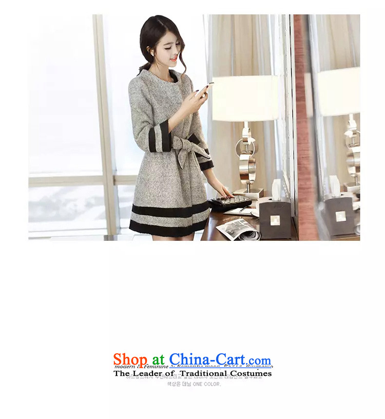 Moting The Ting 2015 Fall/Winter Collections new fall for women in female jacket coat? long thick hair? jacket Korean gray color graphics Sau San thin M picture, prices, brand platters! The elections are supplied in the national character of distribution, so action, buy now enjoy more preferential! As soon as possible.