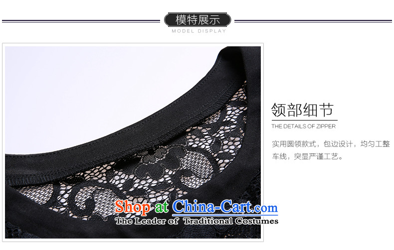 Luo Shani flower code women fall to replace increase dresses thick mm lace thick sister thick girls' Graphics thin black 2XL Photo, 13202, prices, brand platters! The elections are supplied in the national character of distribution, so action, buy now enjoy more preferential! As soon as possible.