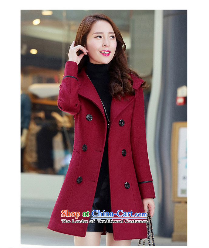 About the gross insult? 2015 Autumn female jacket for women Fall/Winter Collections new Korean long hair in Sau San? 6889 , 8251 , Wine red cloak female XXL picture, prices, brand platters! The elections are supplied in the national character of distribution, so action, buy now enjoy more preferential! As soon as possible.