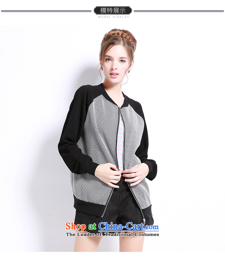 Luo Shani flower code women fall to replace xl jacket thick sister new Korean leisure long-sleeved shirt 13205 graphics on the thin gray 5XL picture, prices, brand platters! The elections are supplied in the national character of distribution, so action, buy now enjoy more preferential! As soon as possible.