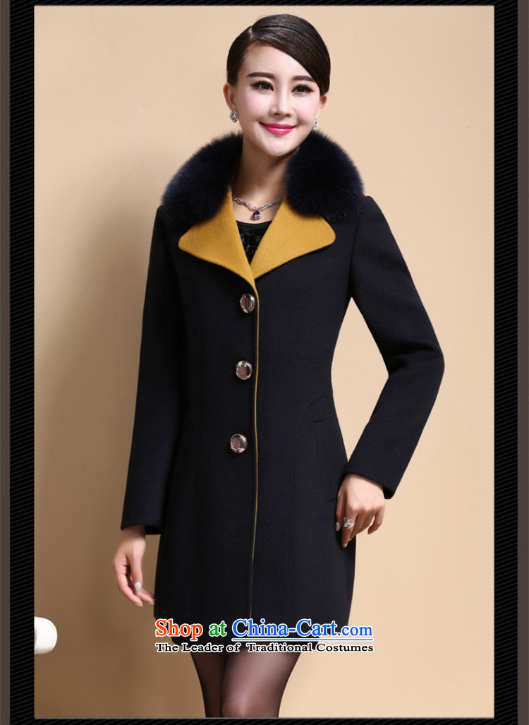 About the gross insult? 2015 new female jacket Fall/Winter Collections in long temperament a wool coat women's gross for $689.6 yellow jacket coat? XXXXL picture, prices, brand platters! The elections are supplied in the national character of distribution, so action, buy now enjoy more preferential! As soon as possible.