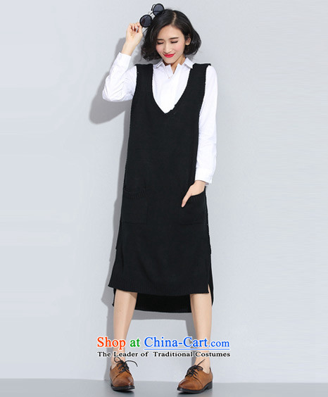 The staff of the Advisory Committee this autumn and winter graphics thin xl women in mm thick long V sleeveless knitting sweater vest suits skirts black vest will loose picture, prices, brand platters! The elections are supplied in the national character of distribution, so action, buy now enjoy more preferential! As soon as possible.