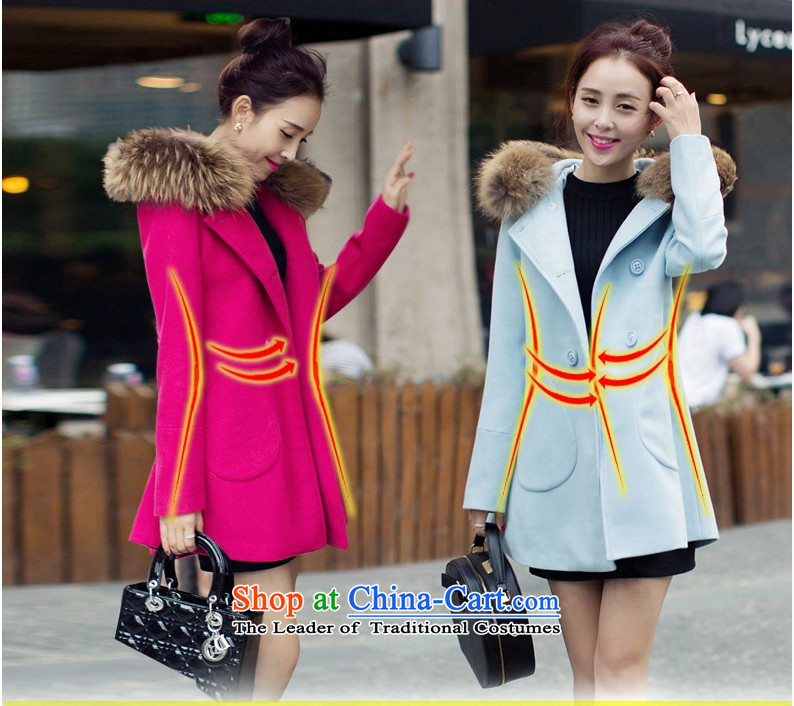 The Honorable Martin Lee Sang-ho yi 2015 autumn and winter New Women Korean jacket, long hair? for women in red overcoat WT6119 L picture, prices, brand platters! The elections are supplied in the national character of distribution, so action, buy now enjoy more preferential! As soon as possible.