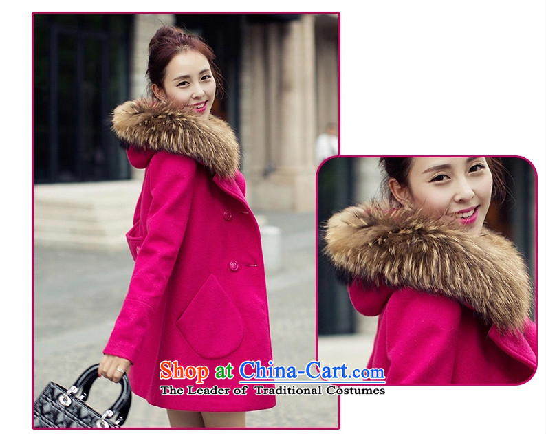 The Honorable Martin Lee Sang-ho yi 2015 autumn and winter New Women Korean jacket, long hair? for women in red overcoat WT6119 L picture, prices, brand platters! The elections are supplied in the national character of distribution, so action, buy now enjoy more preferential! As soon as possible.