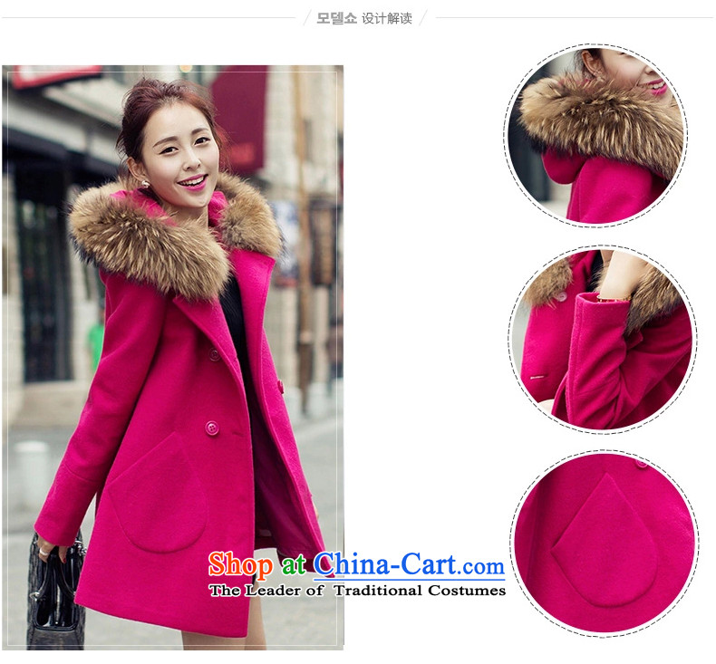 The Honorable Martin Lee Sang-ho yi 2015 autumn and winter New Women Korean jacket, long hair? for women in red overcoat WT6119 L picture, prices, brand platters! The elections are supplied in the national character of distribution, so action, buy now enjoy more preferential! As soon as possible.