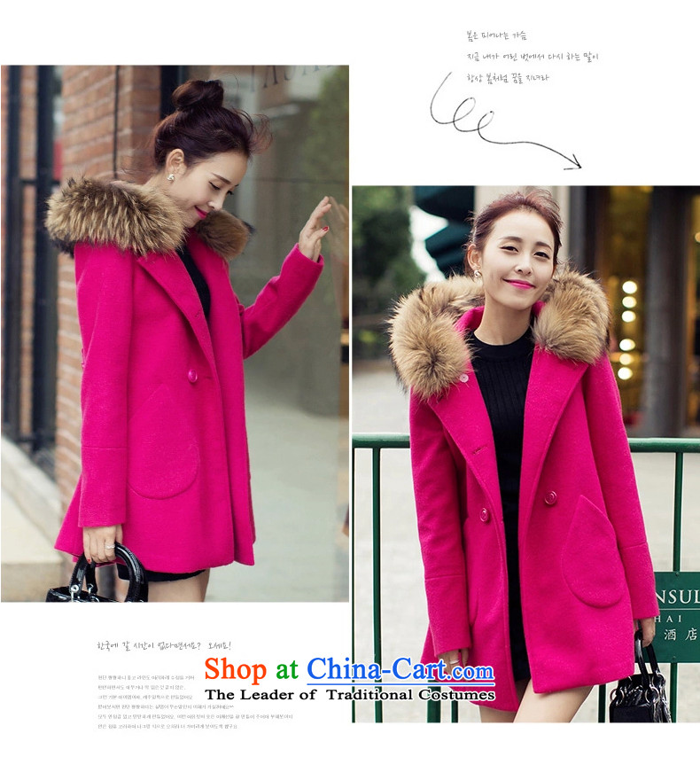 The Honorable Martin Lee Sang-ho yi 2015 autumn and winter New Women Korean jacket, long hair? for women in red overcoat WT6119 L picture, prices, brand platters! The elections are supplied in the national character of distribution, so action, buy now enjoy more preferential! As soon as possible.