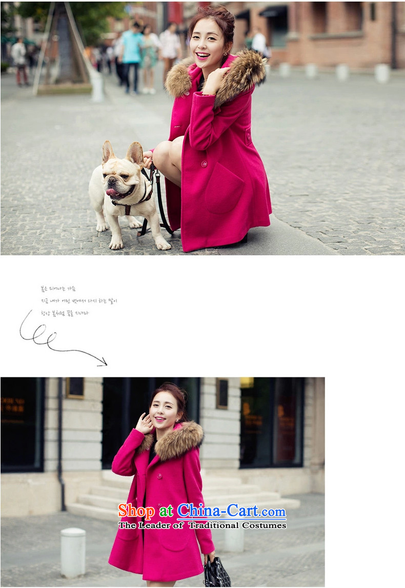 The Honorable Martin Lee Sang-ho yi 2015 autumn and winter New Women Korean jacket, long hair? for women in red overcoat WT6119 L picture, prices, brand platters! The elections are supplied in the national character of distribution, so action, buy now enjoy more preferential! As soon as possible.