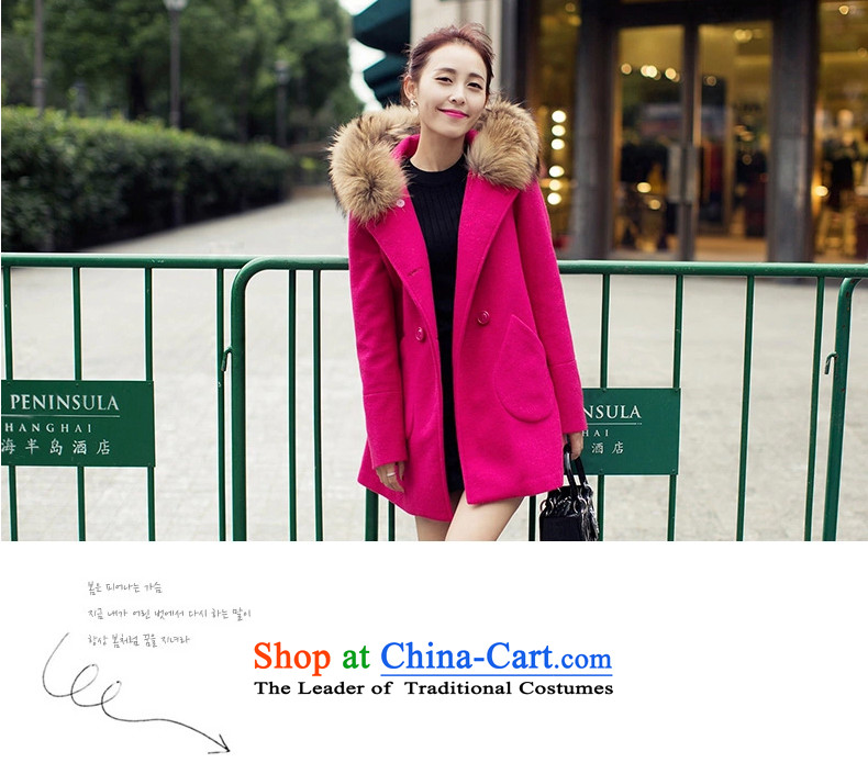 The Honorable Martin Lee Sang-ho yi 2015 autumn and winter New Women Korean jacket, long hair? for women in red overcoat WT6119 L picture, prices, brand platters! The elections are supplied in the national character of distribution, so action, buy now enjoy more preferential! As soon as possible.