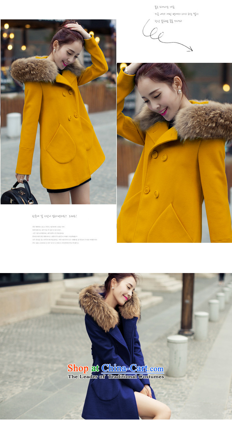 The Honorable Martin Lee Sang-ho yi 2015 autumn and winter New Women Korean jacket, long hair? for women in red overcoat WT6119 L picture, prices, brand platters! The elections are supplied in the national character of distribution, so action, buy now enjoy more preferential! As soon as possible.