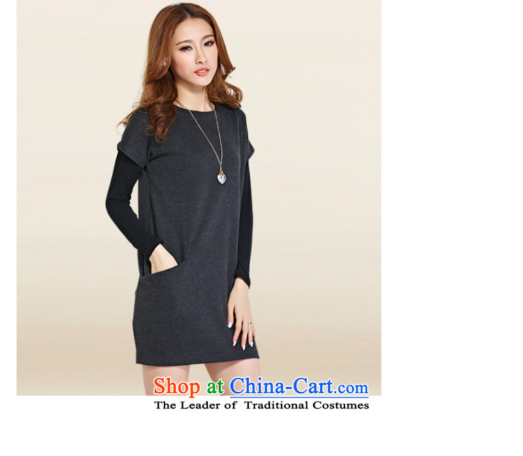 Morning to load the new 2015 Autumn Korean version of large numbers of ladies dress kit fat mm long-sleeved T-shirt and dresses two kits carbon 4XL recommendations appears at paragraphs 145-155 catty picture, prices, brand platters! The elections are supplied in the national character of distribution, so action, buy now enjoy more preferential! As soon as possible.