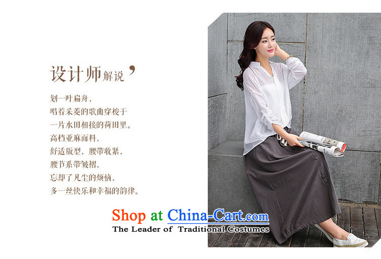 New decorated in autumn 1341#2015 as cotton linen dresses two kits arts retro long-sleeved shirt kit skirt women stylish picture color pictures, prices, XL brand platters! The elections are supplied in the national character of distribution, so action, buy now enjoy more preferential! As soon as possible.