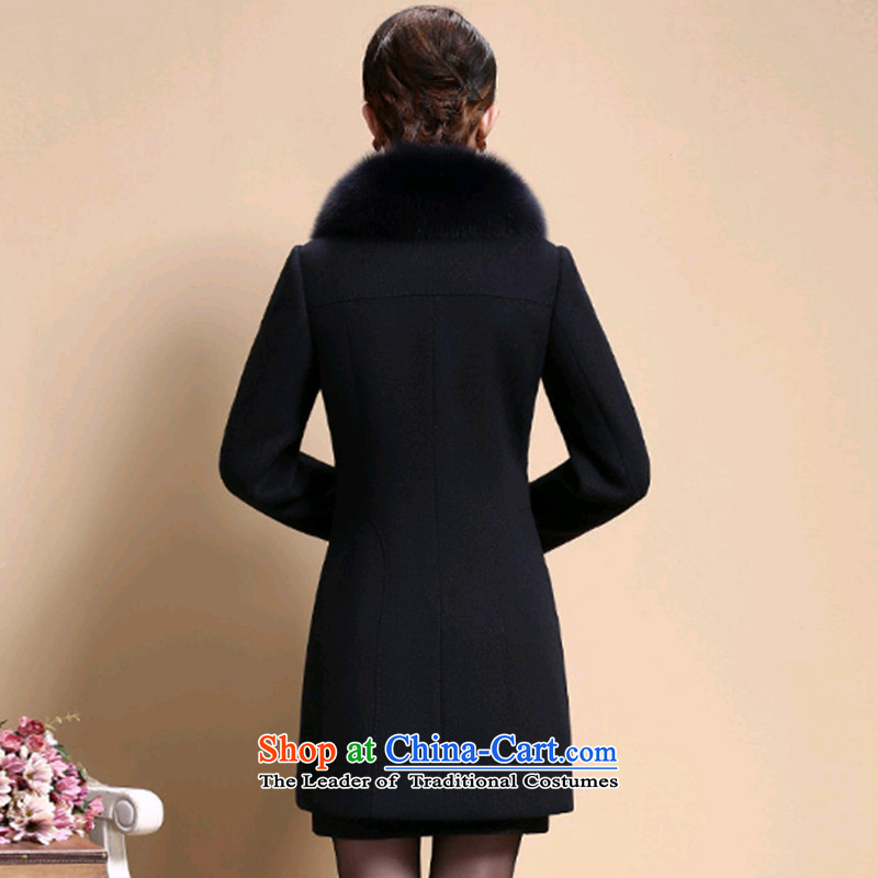 Van Gogh 倲 autumn and winter coats gross? women on the new Korean version of winter in long thick coat in older large a wool coat female X399 Black   , L, Van Gogh 倲 fandong () , , , shopping on the Internet