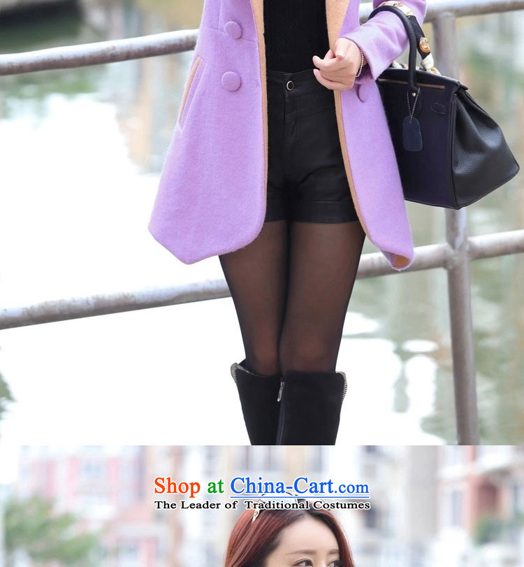 The shining like flowers 2015 autumn and winter new a wool coat female Korean jacket in gross? long thin? jacket Sau San Graphics 5350 large red M picture, prices, brand platters! The elections are supplied in the national character of distribution, so action, buy now enjoy more preferential! As soon as possible.