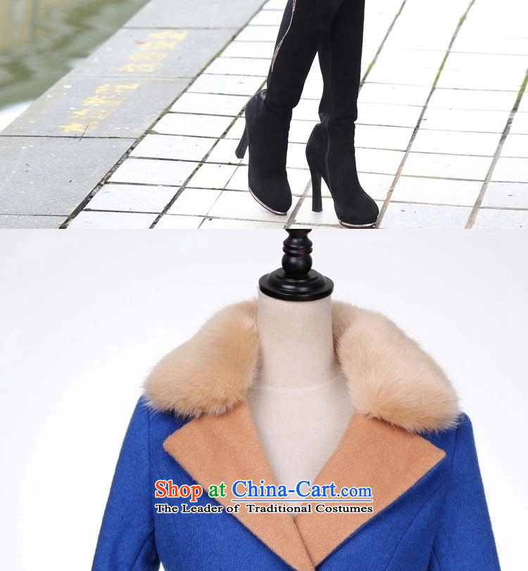 The shining like flowers 2015 autumn and winter new a wool coat female Korean jacket in gross? long thin? jacket Sau San Graphics 5350 large red M picture, prices, brand platters! The elections are supplied in the national character of distribution, so action, buy now enjoy more preferential! As soon as possible.