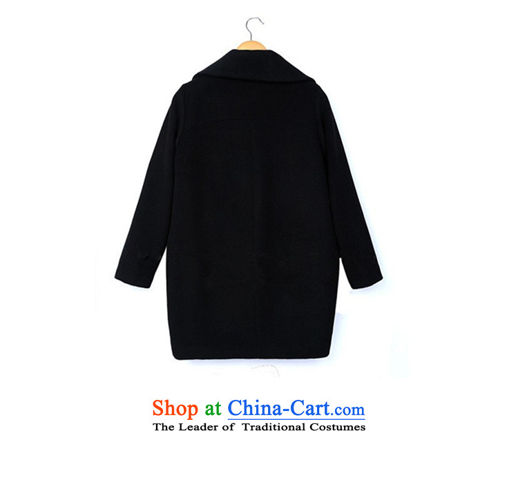 Of Memnarch large cards with customizable 2015 winter clothing new power with black, Yang Wen-wool coat girl in long? jacket, stars of the same T-shirt female black M picture, prices, brand platters! The elections are supplied in the national character of distribution, so action, buy now enjoy more preferential! As soon as possible.