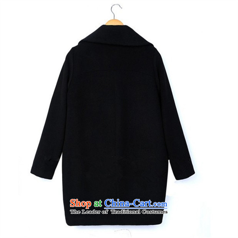 Of Memnarch large cards with customizable 2015 winter clothing new power with black, Yang Wen-wool coat girl in long? jacket, stars with female black shirts M pixels (SUKE Memnarch) , , , shopping on the Internet