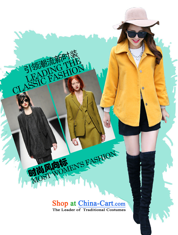 Candy Lo 2015 Fall/Winter Collections new Korean Sau San video thin knitting Cashmere wool coat short of the amount?? jacket female grass green M picture, prices, brand platters! The elections are supplied in the national character of distribution, so action, buy now enjoy more preferential! As soon as possible.
