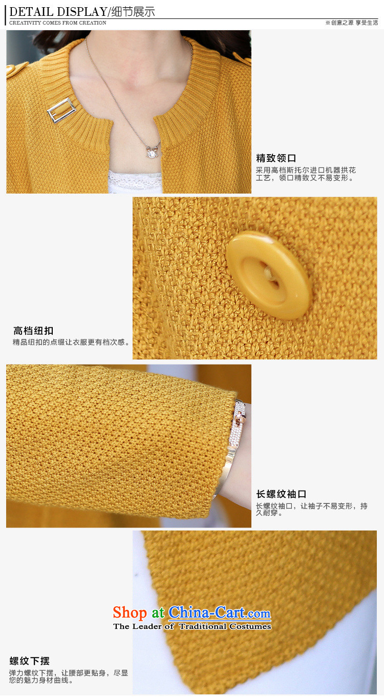 The world by 2015 Autumn Load Stephen Doi New Sau San female cardigan in long Knitted Shirt Girl