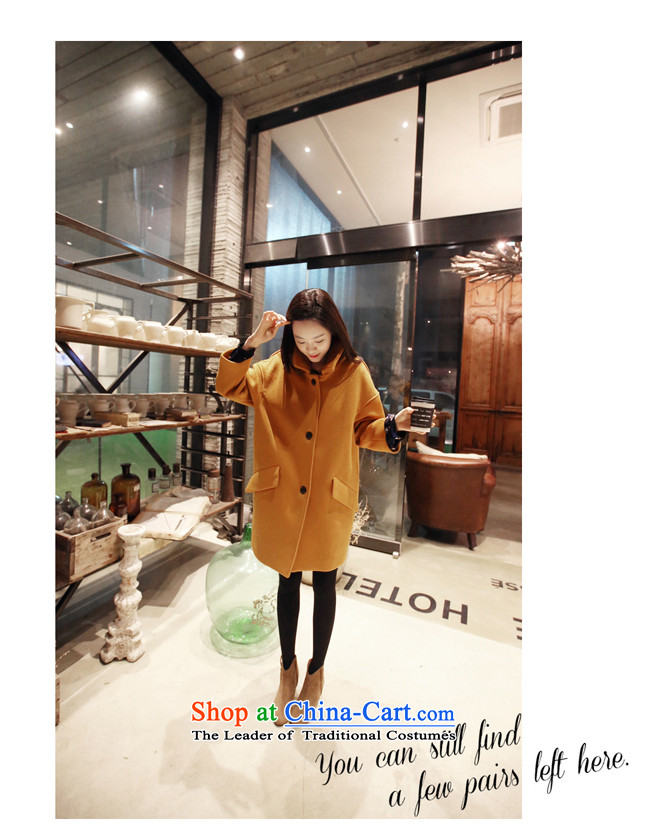 In accordance with the core of its 2015 autumn and winter new Korean version of Sau San? In gross jacket long a wool coat video thin coat Women's jacket turmeric yellow M picture, prices, brand platters! The elections are supplied in the national character of distribution, so action, buy now enjoy more preferential! As soon as possible.