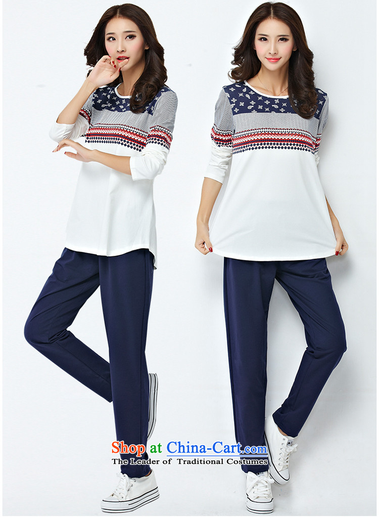 Szili Clinton xl women 2015 Autumn replacing the new mm thick sister video ethnic thin long-sleeved kit ad fertilizer leisure movement female two kits trousers 200 catties XXXXL Blue Photo, prices, brand platters! The elections are supplied in the national character of distribution, so action, buy now enjoy more preferential! As soon as possible.