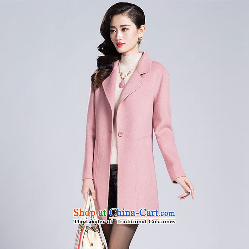 Van Gogh 倲 gross? female 2015 autumn and winter coats of elderly mother in long thick hair? Wind Jacket XY599 pink  倲 Van Gogh (fandong M) , , , shopping on the Internet