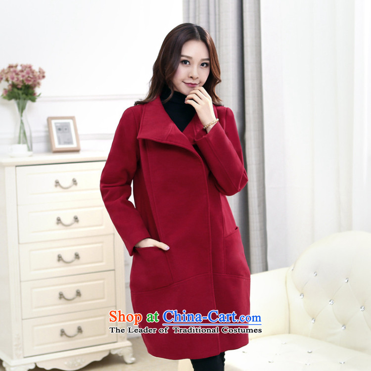 The population of autumn and winter 2015 Lin Wen-new stylish gross? long jacket large relaxd a wool coat XXXL color picture pictures, prices, brand platters! The elections are supplied in the national character of distribution, so action, buy now enjoy more preferential! As soon as possible.
