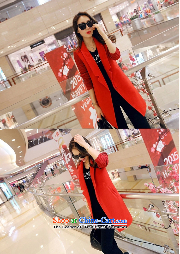 Yu Chien YQ 2015 autumn and winter new Korean fashion Sau San Mao jacket girl in long?)? a wool coat female Y232 GRAY M picture, prices, brand platters! The elections are supplied in the national character of distribution, so action, buy now enjoy more preferential! As soon as possible.