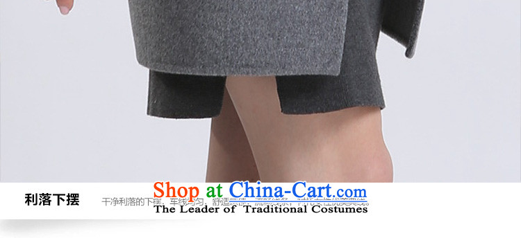 Hengyuan Cheung gross coats female 2015 Winter Olympics?) Ms. new wool coat fashion, long?) V-Neck double-side of the gray jacket coat girl S picture, prices, brand platters! The elections are supplied in the national character of distribution, so action, buy now enjoy more preferential! As soon as possible.