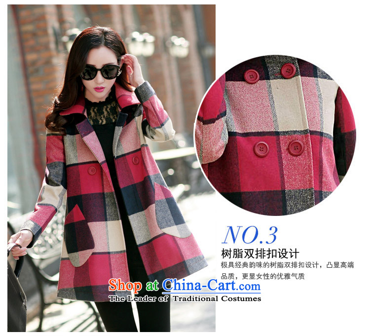 Ms Audrey EU better gross HIV? 2015 autumn and winter coats female new Korean double-checked in the jacket long hair?)? a wool coat 8200 picture color pictures, prices, XXL brand platters! The elections are supplied in the national character of distribution, so action, buy now enjoy more preferential! As soon as possible.