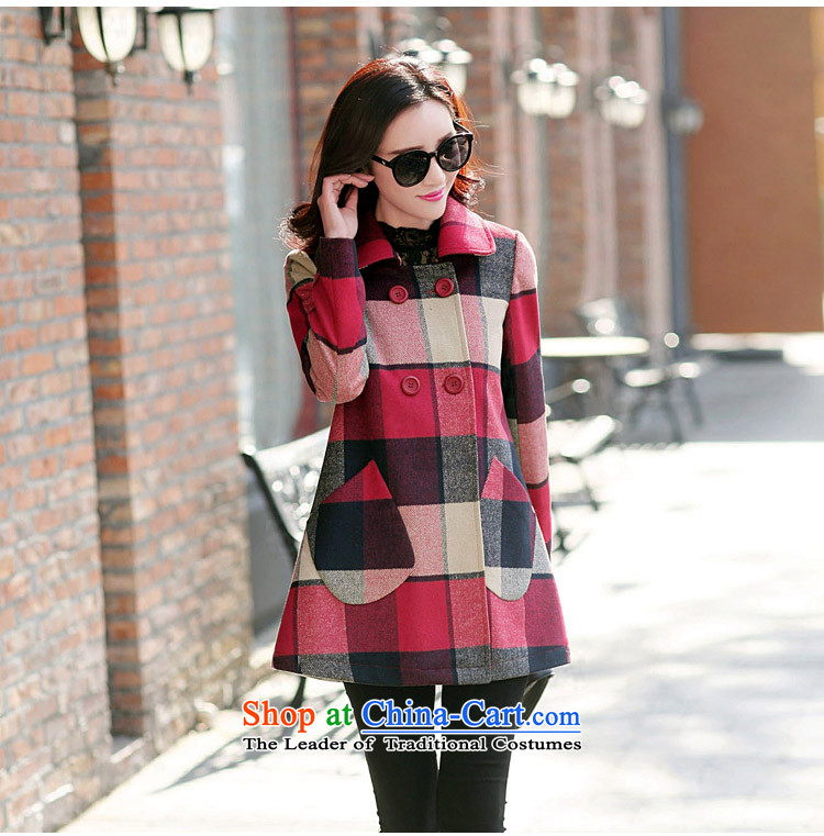 Ms Audrey EU better gross HIV? 2015 autumn and winter coats female new Korean double-checked in the jacket long hair?)? a wool coat 8200 picture color pictures, prices, XXL brand platters! The elections are supplied in the national character of distribution, so action, buy now enjoy more preferential! As soon as possible.
