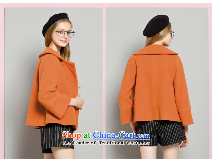 Sorimachi Takashi autumn 2015 installed to prevent the new roll collar short, coats, double-gross? jacket a wool coat female jacket Tangerine Orange M/160? Picture, prices, brand platters! The elections are supplied in the national character of distribution, so action, buy now enjoy more preferential! As soon as possible.