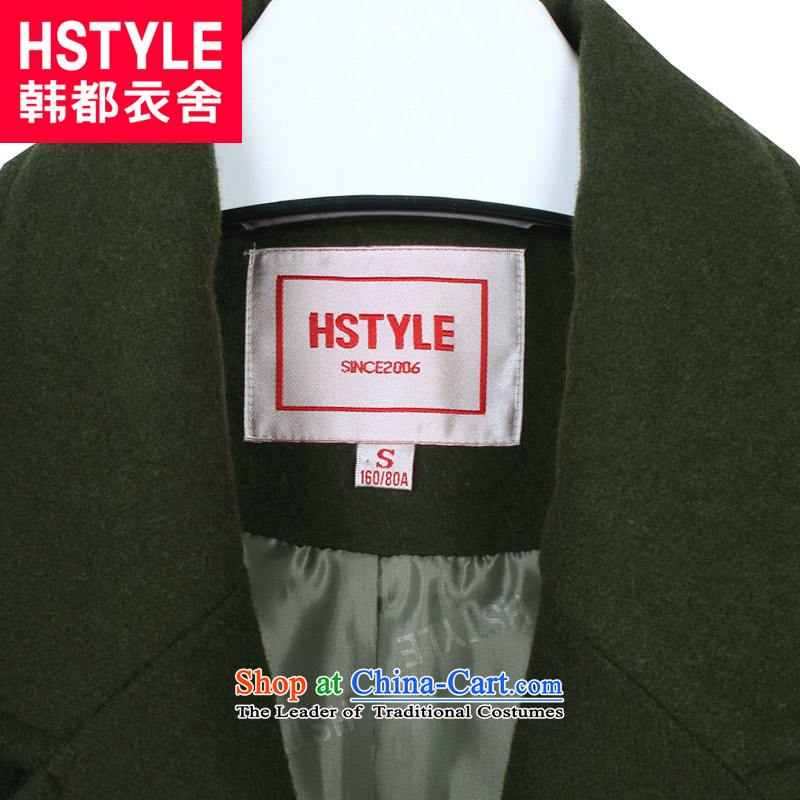 Korea has the Korean version of the Dag Hammarskjöld yi 2015 winter clothing new products with stylish loose video thin two long-sleeved jacket NG4331 gross? olive green M Korea restaurant is yi Homes , , , shopping on the Internet