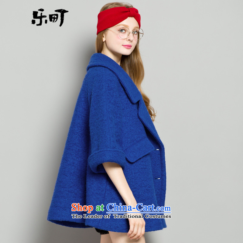In the fall of 2015-machi America New gross overcoats in this long hair? a wool coat autumn and winter clothes S/155, Lok-cho-blue , , , shopping on the Internet