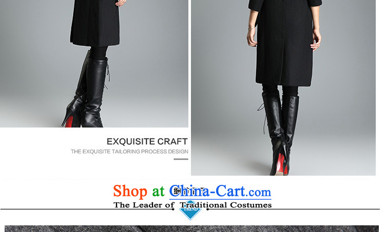 There is gross land is love overcoat female Korean version of long black XXXL LMN009 picture, prices, brand platters! The elections are supplied in the national character of distribution, so action, buy now enjoy more preferential! As soon as possible.