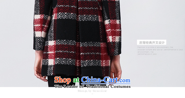 The new 2015 winter clothing grants a collision color plaid double row is plush coat S440722D10? female black and red 165/88A/L picture, prices, brand platters! The elections are supplied in the national character of distribution, so action, buy now enjoy more preferential! As soon as possible.