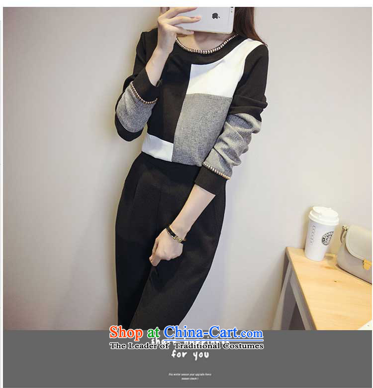 When talking about new products of autumn and winter 200 catties larger female Korean version of fat mm thin long-sleeved shirt, forming the graphics shirt + pants and two kit picture color 2XL recommendations 135-150 catty picture, prices, brand platters! The elections are supplied in the national character of distribution, so action, buy now enjoy more preferential! As soon as possible.