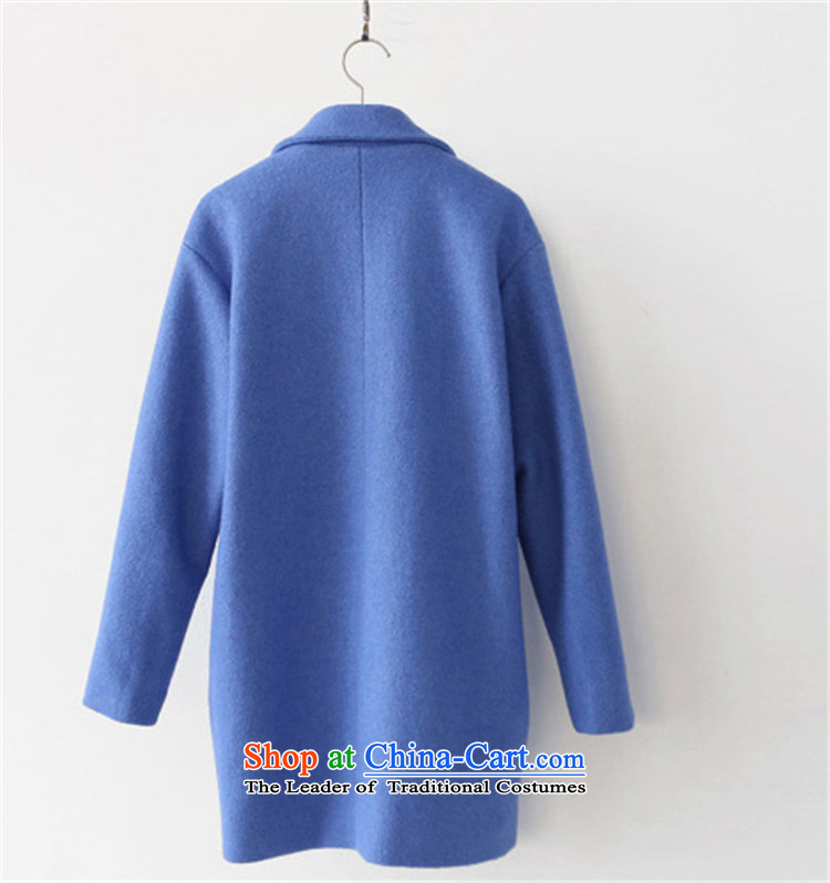 Jane can also fall and winter 2015 new Korean girls coats wool? long)? sub jacket Blue M picture, prices, brand platters! The elections are supplied in the national character of distribution, so action, buy now enjoy more preferential! As soon as possible.