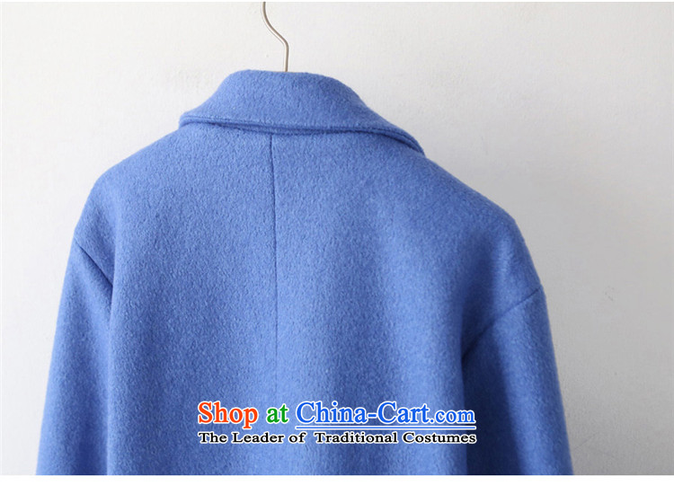 Jane can also fall and winter 2015 new Korean girls coats wool? long)? sub jacket Blue M picture, prices, brand platters! The elections are supplied in the national character of distribution, so action, buy now enjoy more preferential! As soon as possible.
