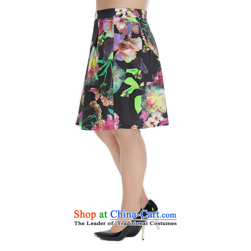 Msshe xl women 2015 new fall inside a beautiful stamp a small A thick sister upper body type the auricle skirt 2465 Black T5, stamp the Susan Carroll, Ms Elsie Leung Yee (MSSHE),,, shopping on the Internet