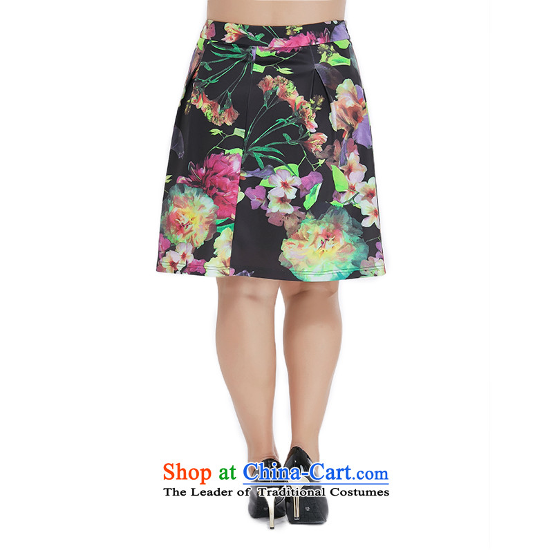 Msshe xl women 2015 new fall inside a beautiful stamp a small A thick sister upper body type the auricle skirt 2465 Black T5, stamp the Susan Carroll, Ms Elsie Leung Yee (MSSHE),,, shopping on the Internet