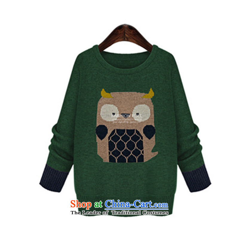 O Ya-ting Korean Version to increase women's code sweater thick mm loose video thin knitting sweater autumn 2015 installed, forming the new clothes female 618 knitting green 4XL recommends that you, O Jacob 160-180-ting (aoyating) , , , shopping on the Internet