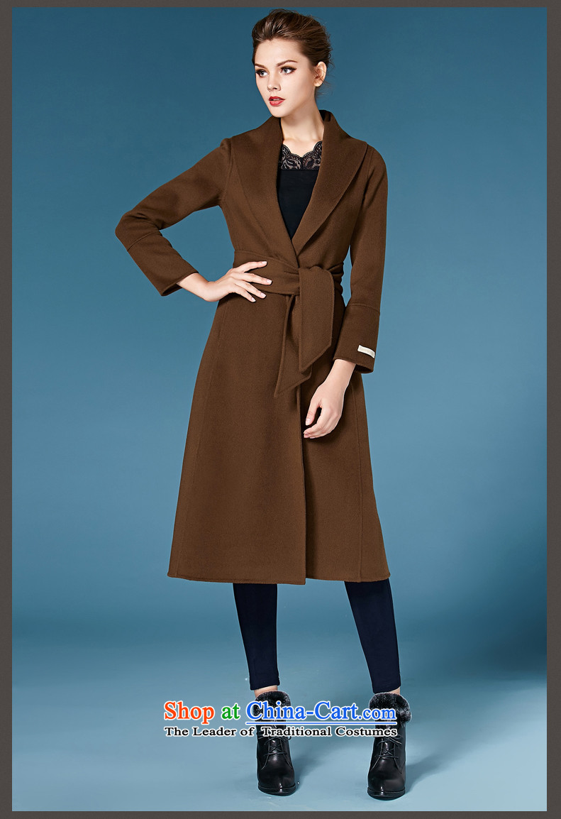 Yi Art 2015 double-side cashmere overcoat female hair fall/winter coats? Western new products in the long strap a wool coat female aubergine L picture, prices, brand platters! The elections are supplied in the national character of distribution, so action, buy now enjoy more preferential! As soon as possible.