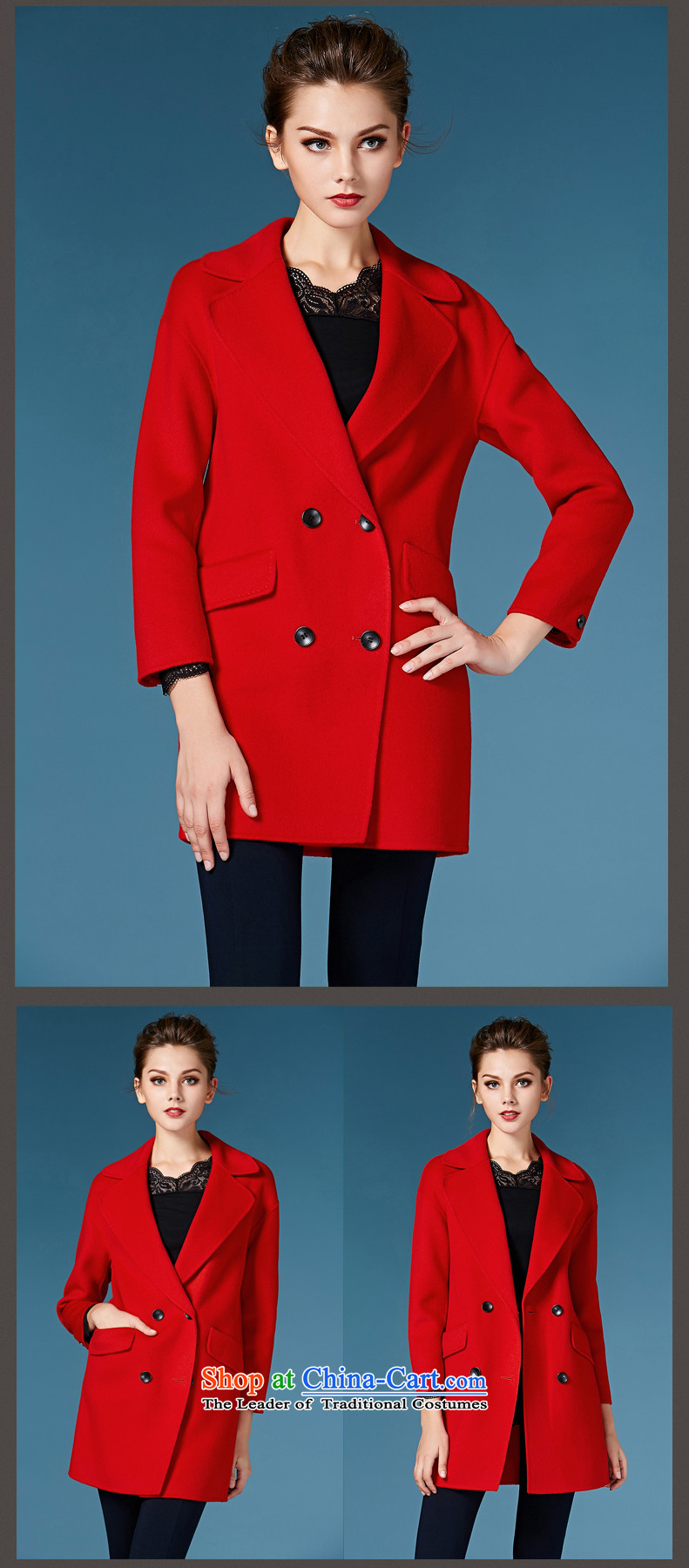 Yi Art  2015 autumn and winter new two-sided cashmere overcoat jacket in gross? long hair? coats female western sapphire blue L picture, prices, brand platters! The elections are supplied in the national character of distribution, so action, buy now enjoy more preferential! As soon as possible.