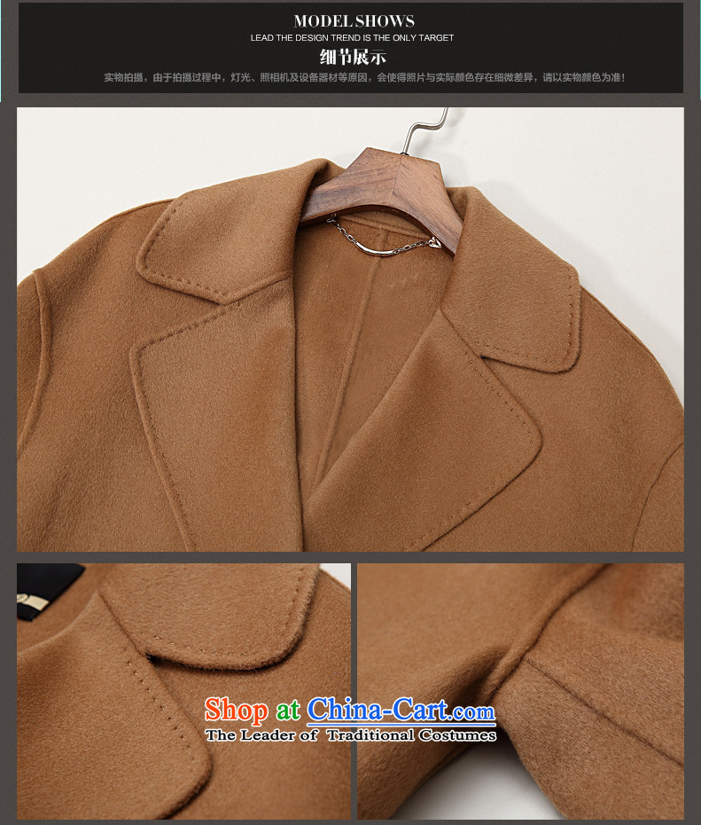 Yi Art  2015 autumn and winter new two-sided cashmere overcoat jacket in gross? long hair? coats female western sapphire blue L picture, prices, brand platters! The elections are supplied in the national character of distribution, so action, buy now enjoy more preferential! As soon as possible.