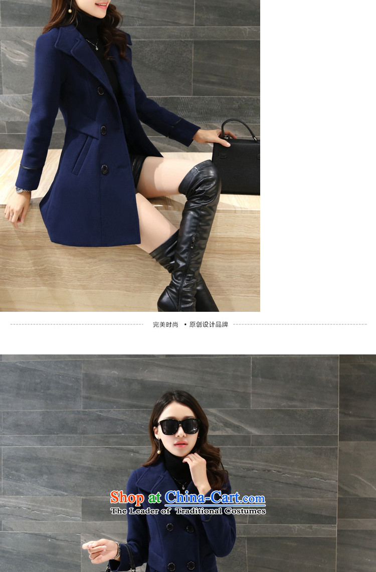 Metadesign Gross land? 2015 autumn and winter coats female Korean version of leisure long hair? Jacket Card its L images of women, prices, brand platters! The elections are supplied in the national character of distribution, so action, buy now enjoy more preferential! As soon as possible.