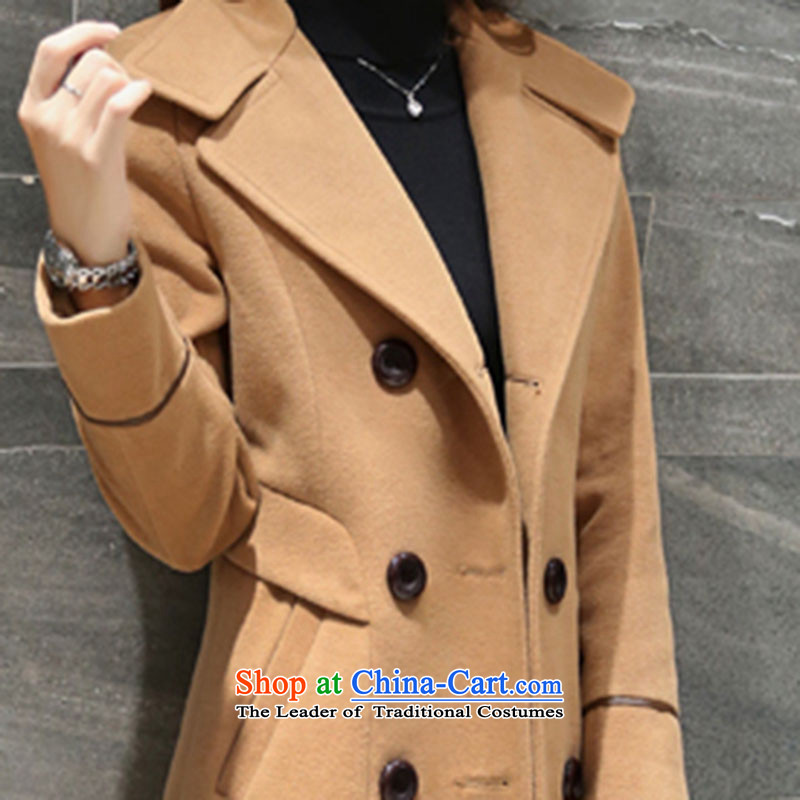 Metadesign Gross land? 2015 autumn and winter coats female Korean version of leisure long hair? Jacket Card its L, land female metadesign (LIANMEIYI) , , , shopping on the Internet
