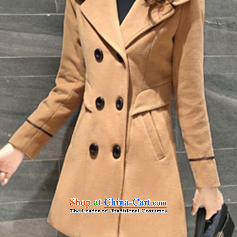 Metadesign Gross land? 2015 autumn and winter coats female Korean version of leisure long hair? Jacket Card its L, land female metadesign (LIANMEIYI) , , , shopping on the Internet