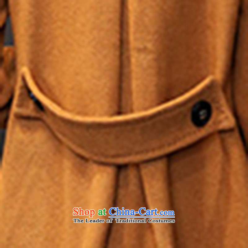 Wool coat girl child?? for gross? coats dolls female need pocket female jackets for autumn and winter by double-winter coats chestnut horses M(girl, qi (beiluoqi) , , , shopping on the Internet